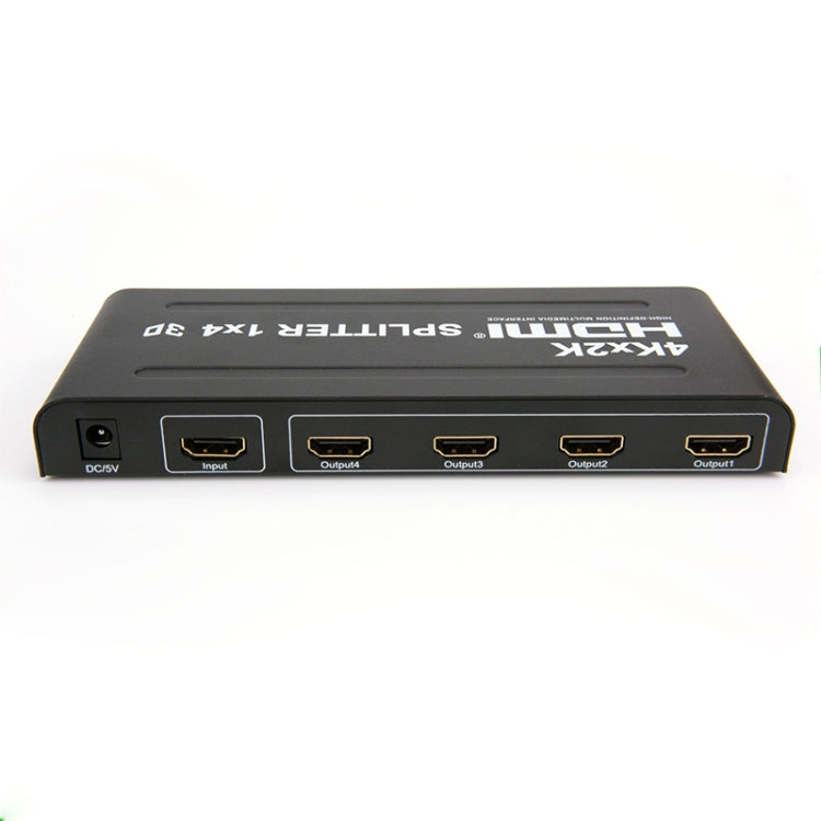 HW-4K104D 1 to 4 4K X 2K Video High-Definition On-Screen HDMI Splitter(EU Plug) - Splitter by buy2fix | Online Shopping UK | buy2fix