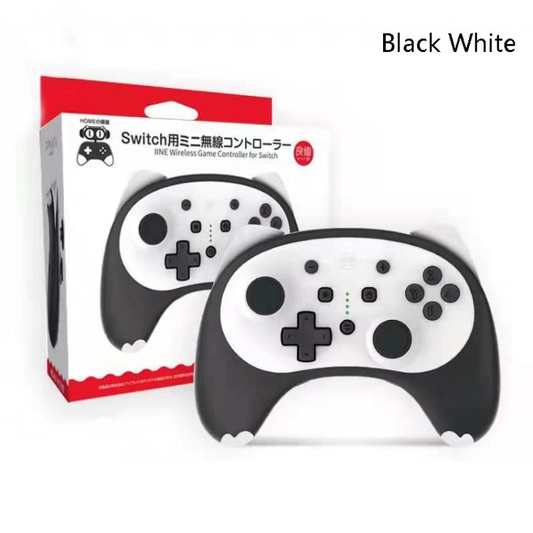 IINE Voice Wake-Up Bluetooth Handle Wireless Cat Shape Handle For Nintendo Switch(Black White) - Gamepads by IINE | Online Shopping UK | buy2fix