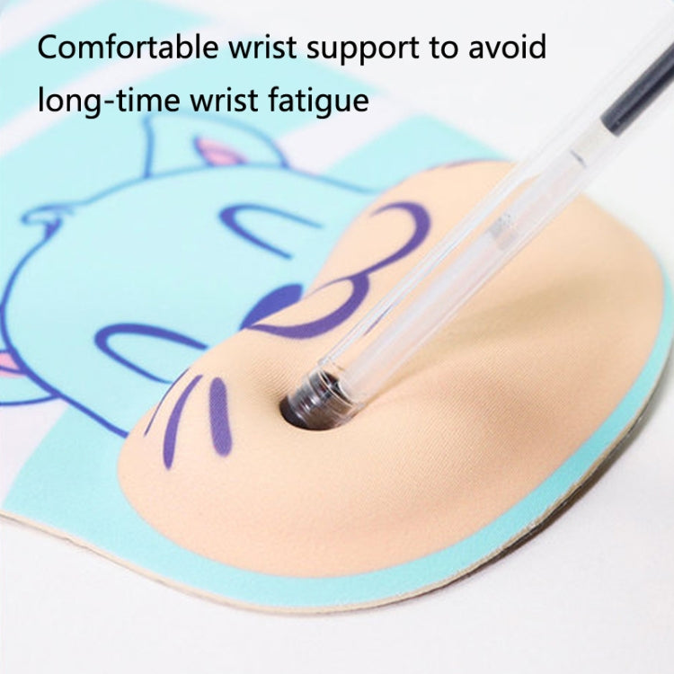 2 PCS Silicone Comfortable Padded Non-Slip Hand Rest Wristband Mouse Pad, Colour: Blue - Mouse Pads by buy2fix | Online Shopping UK | buy2fix