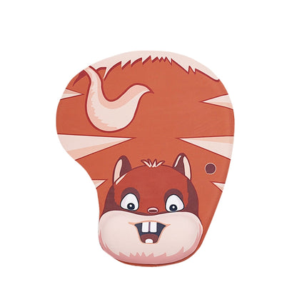 2 PCS Silicone Comfortable Padded Non-Slip Hand Rest Wristband Mouse Pad, Colour: Small Squirrel - Mouse Pads by buy2fix | Online Shopping UK | buy2fix