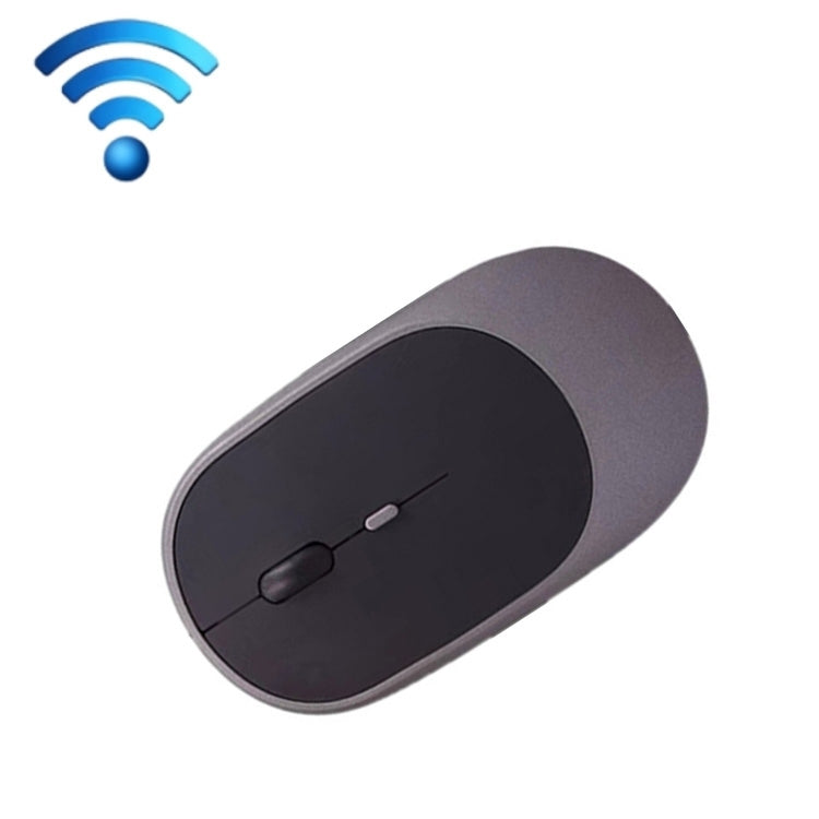 M030 4 Keys 1600DPI Laptop Office Mute Mouse, Style: Double Mode (Gray) - Wireless Mice by buy2fix | Online Shopping UK | buy2fix