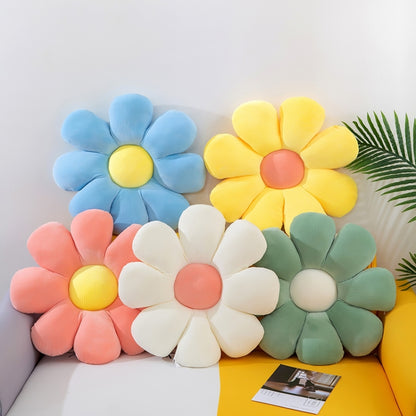 Small Daisy Flower Soft Elastic Cushion Pillow 72cm(Dark Green) - Cushions & Pillows by buy2fix | Online Shopping UK | buy2fix