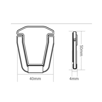 T615 Laptop Heightening Bracket Aluminum Alloy Back Stick Computer Stand(Grey) - Computer & Networking by buy2fix | Online Shopping UK | buy2fix