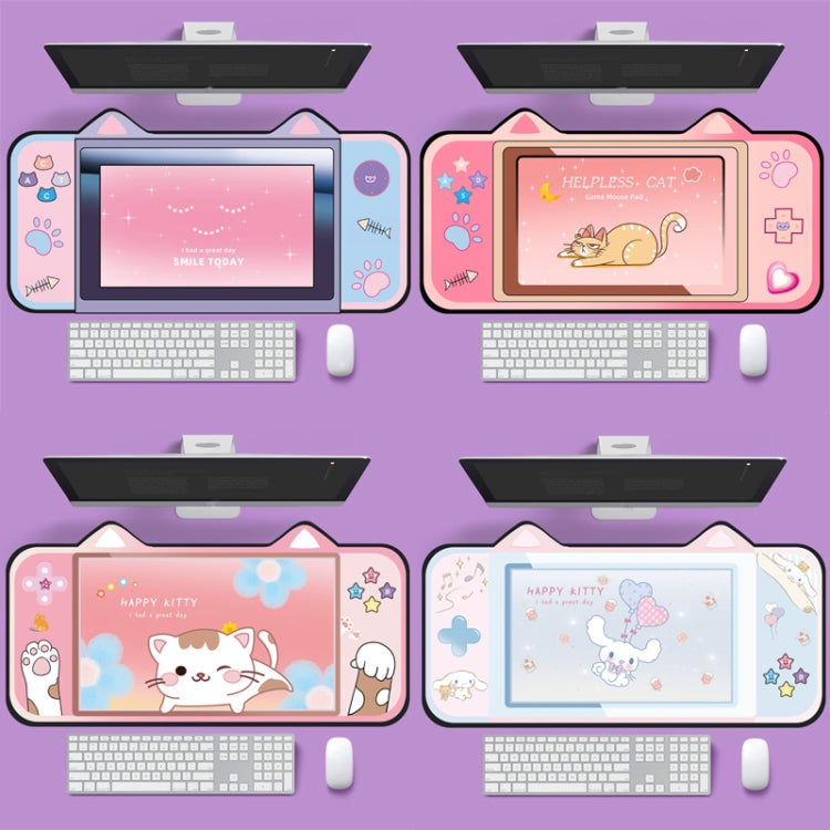 400 x 800 x 2mm Cute Cat Ear Computer Keyboard Desk Pad Mouse Pad(4) - Mouse Pads by buy2fix | Online Shopping UK | buy2fix