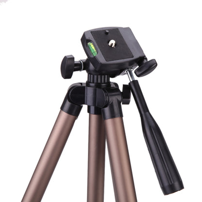 WT3130 Portable Camera Tripod Stand with Rocker Arm for DSLR Camera Camcorder(Brown) - Camera Accessories by buy2fix | Online Shopping UK | buy2fix
