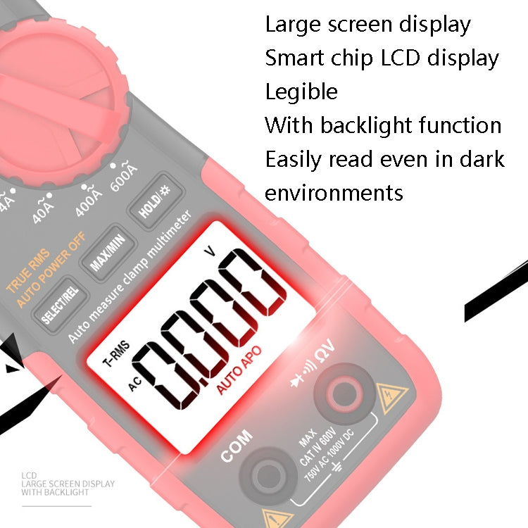 TASI TA8315D Pincers Meter High-Precision Digital Ammeter - Consumer Electronics by TASI | Online Shopping UK | buy2fix