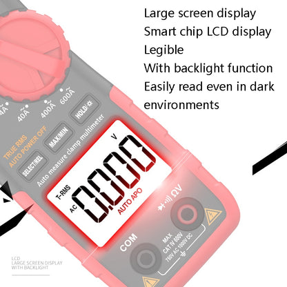 TASI TA8315D Pincers Meter High-Precision Digital Ammeter - Consumer Electronics by TASI | Online Shopping UK | buy2fix