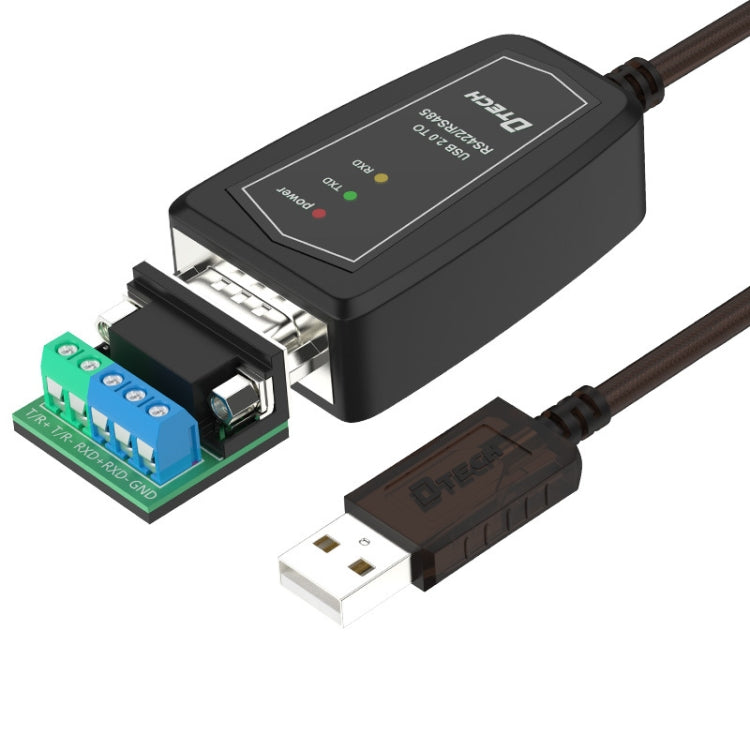 DTECH DT-5019 USB to RS485 / RS422 Conversion Cable, FT232 Chip, Length: 1.5m - RS485 / RS232 Series by DTECH | Online Shopping UK | buy2fix