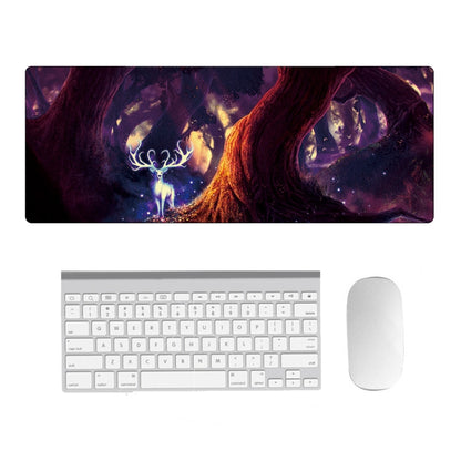 Hand-Painted Fantasy Pattern Mouse Pad, Size: 400 x 900 x 4mm Seaming(1 Dream) - Mouse Pads by buy2fix | Online Shopping UK | buy2fix