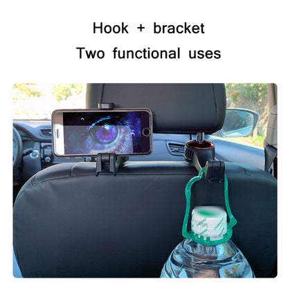 2 PCS Car Multifunctional Rear Headrest Mobile Phone Hook(Second Generation Red) - In Car by buy2fix | Online Shopping UK | buy2fix