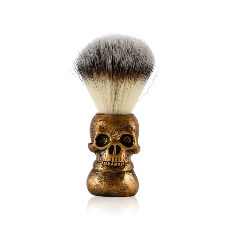 Skull Cleansing Shaving and Foaming Tools, Color Classification: Beard Brush Golden - Hair Trimmer by buy2fix | Online Shopping UK | buy2fix