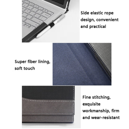 PU Leather Laptop Protective Sleeve For Microsoft Surface Book 3 15 inches(Business Brown) - Other by buy2fix | Online Shopping UK | buy2fix