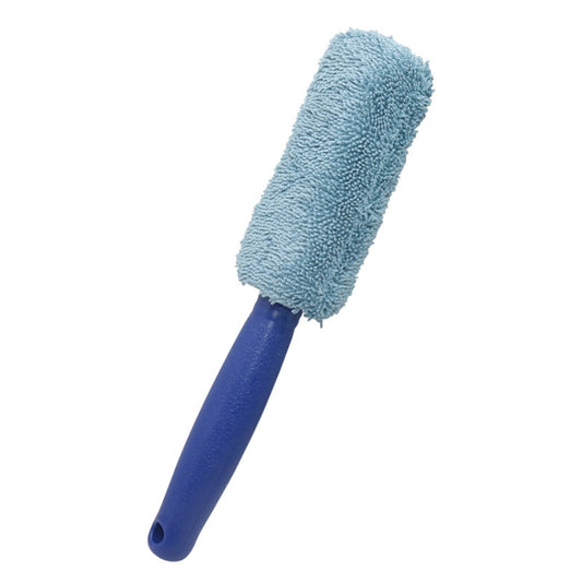 4 PCS  Fiber Long Shank Tire Brush(Blue) - In Car by buy2fix | Online Shopping UK | buy2fix