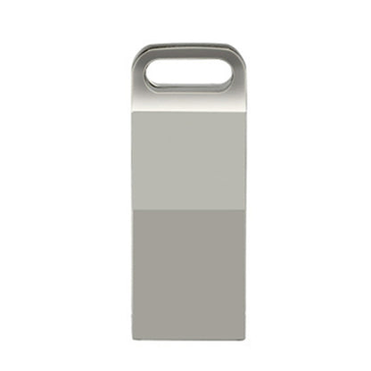 JHQG1 Step Shape Metal High Speed USB Flash Drives, Capacity: 64GB(Silver Gray) - USB Flash Drives by buy2fix | Online Shopping UK | buy2fix