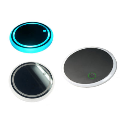 1 Pair 68mm LED Smart Light-Emitting Coaster Light Car Cup Slot Atmosphere Light(Modern Technology) - In Car by buy2fix | Online Shopping UK | buy2fix