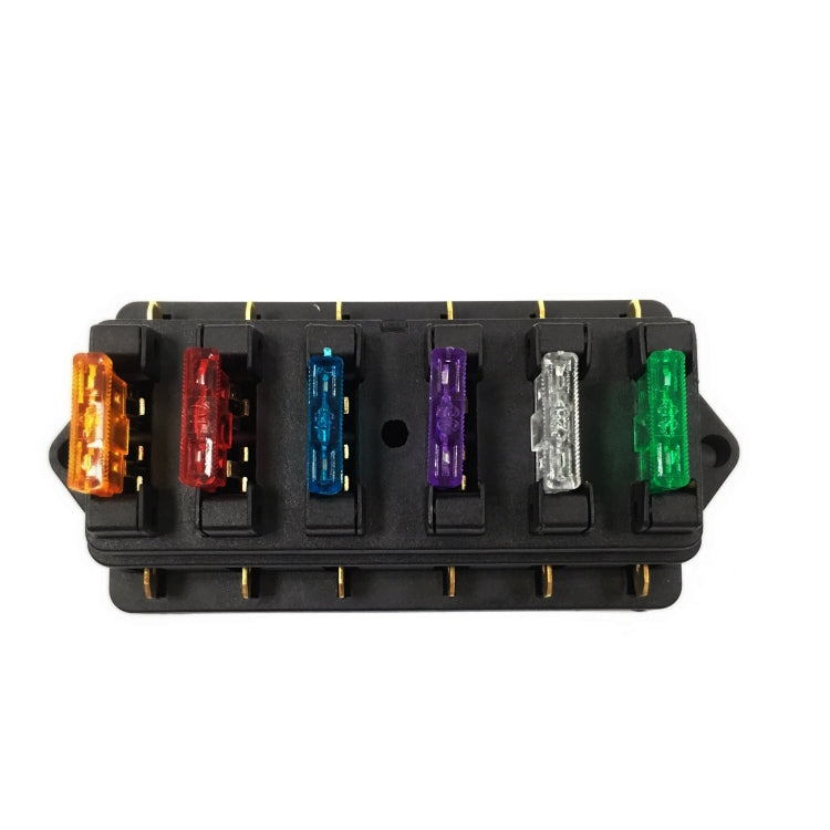 F458-Z Direct 6-Way Fuse Holder Car DC Modification Insurance Box - In Car by buy2fix | Online Shopping UK | buy2fix