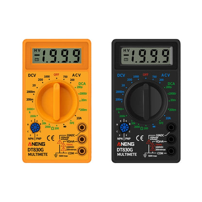 2 PCS ANENG DT830G Portable Digital Multimeter(Yellow) - Digital Multimeter by ANENG | Online Shopping UK | buy2fix