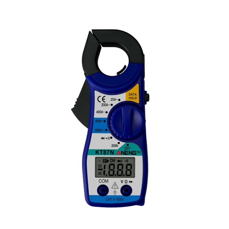ANENG KT-87N Clamp Voltage And Current Measuring Multimeter(Blue) - Consumer Electronics by ANENG | Online Shopping UK | buy2fix