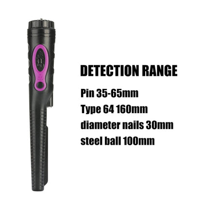 HS-08 Outdoor Handheld Treasure Hunt Metal Detector Positioning Rod(Orange Purple) - Consumer Electronics by buy2fix | Online Shopping UK | buy2fix