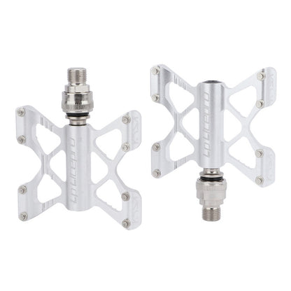 LP LitePro K5 Folding Bkie Aluminum Alloy Bearin Pedals(Silver) - Pedals by LP LitePro | Online Shopping UK | buy2fix