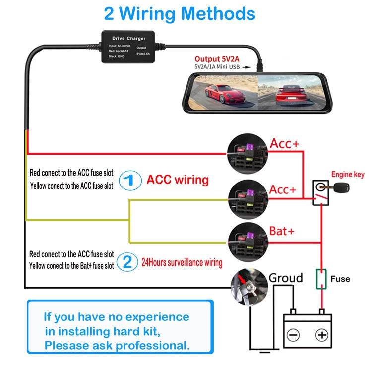 B2168 GPS Tracker 12V/24V to 5V Power Cable, Model: Electric Appliance Style - In Car by buy2fix | Online Shopping UK | buy2fix