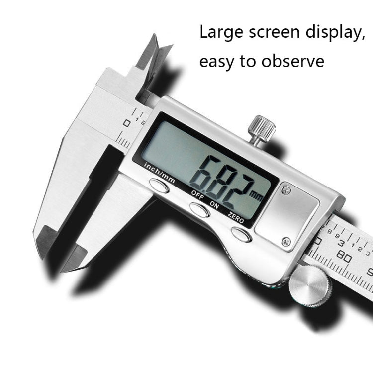 XIFENG Stainless Steel Digital Display Electronic Vernier Caliper, Specification: 0-200mm - Measuring Tools by XIFENG | Online Shopping UK | buy2fix