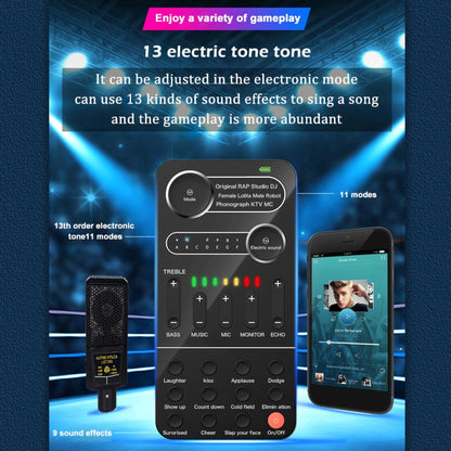 K9  Voice Changer Game Live Broadcast Mobile Computer Sound Card - Consumer Electronics by buy2fix | Online Shopping UK | buy2fix