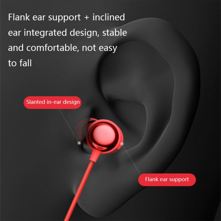 Havit i30 Mini Neck-Mounted Magnetic Sports Bluetooth Earphone(Red) - Neck-mounted Earphone by Havit | Online Shopping UK | buy2fix