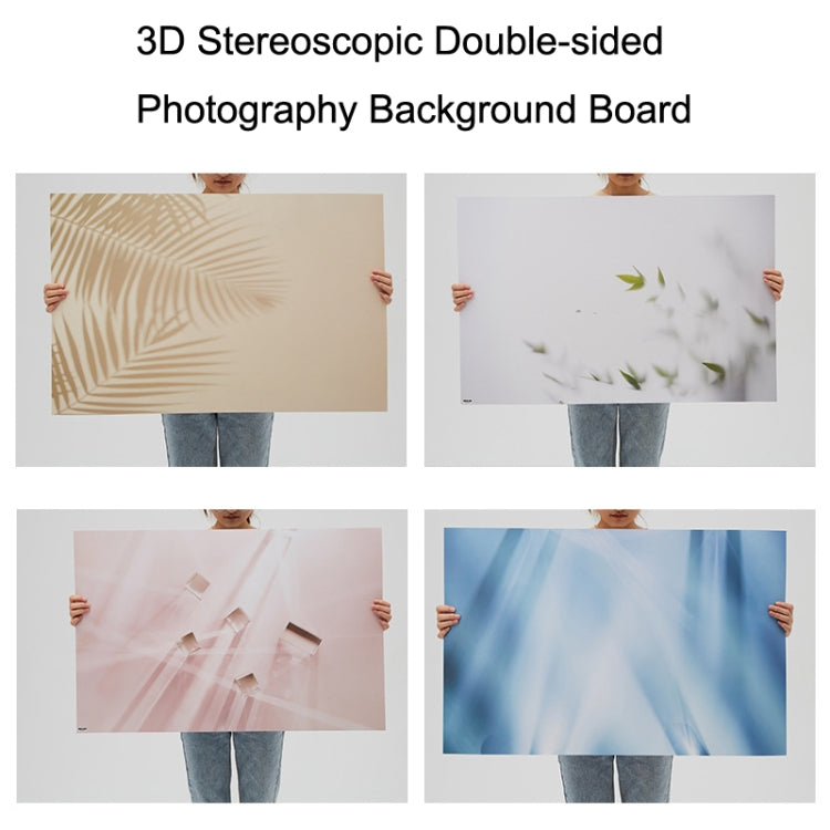 2 PCS 3D Stereoscopic Double-sided Photography Background Board(Murmuring Brook) - Camera Accessories by buy2fix | Online Shopping UK | buy2fix