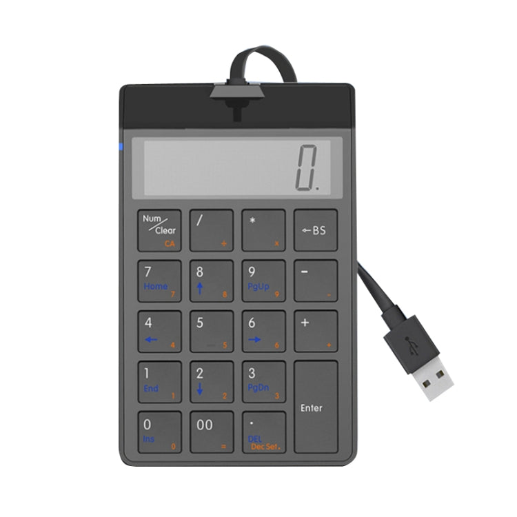 Sunreed SKB886S 19 Keys Wired Keypad With Digital USB Interface, Cable Length: 1.5m(Black) - Wired Keyboard by Sunreed | Online Shopping UK | buy2fix