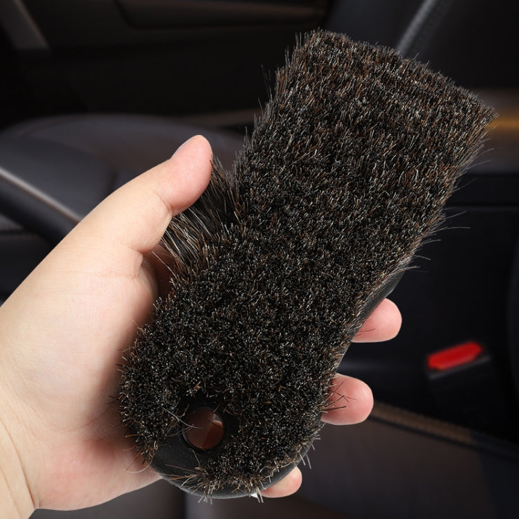 2 PCS Car Horsehair Interior Leather Brush - In Car by buy2fix | Online Shopping UK | buy2fix