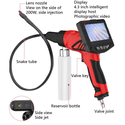 200W HD Visible 4.3-Inch Screen Car Air Conditioning Endoscopic High Pressure Cleaner - In Car by buy2fix | Online Shopping UK | buy2fix