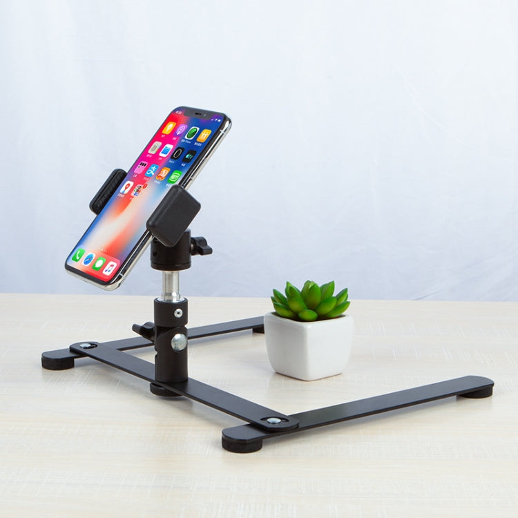 360 Degree Adjustable Metal Overhead Base Desktop Phone Holder,Style: Base+PTZ+Phone Clip - Consumer Electronics by buy2fix | Online Shopping UK | buy2fix