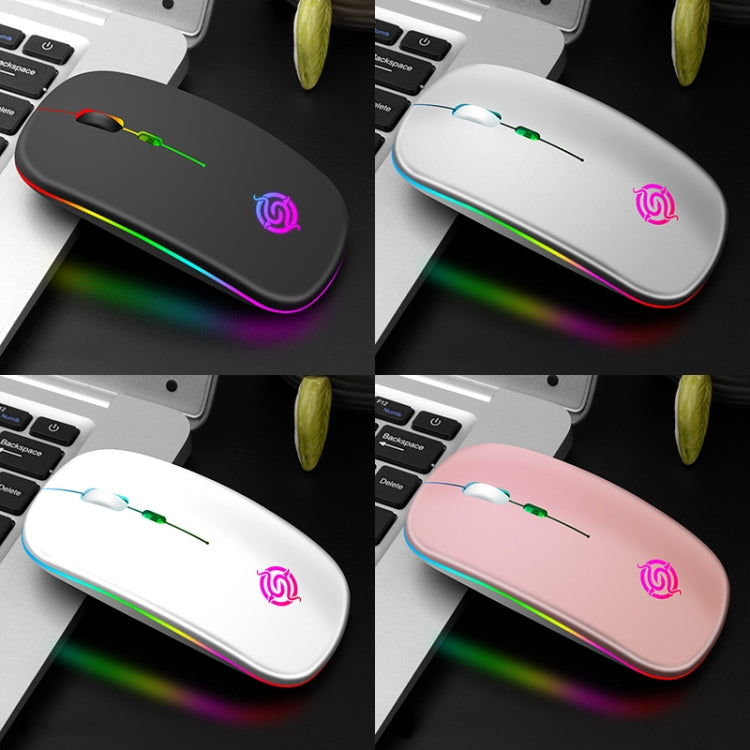 K-Snake BM110 RGB Lighting Effect Wireless Bluetooth Mouse(Rose Gold) - Wireless Mice by K-Snake | Online Shopping UK | buy2fix