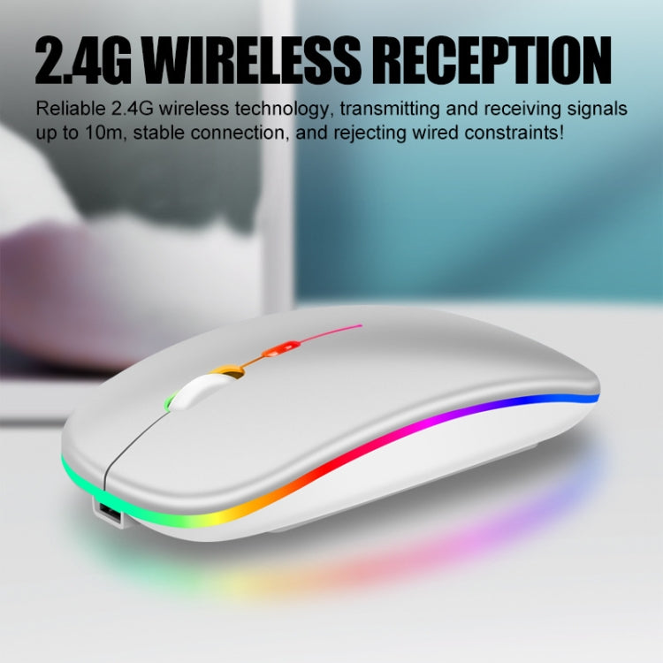 K-Snake BM110 RGB Lighting Effect Wireless Bluetooth Mouse(Rose Gold) - Wireless Mice by K-Snake | Online Shopping UK | buy2fix