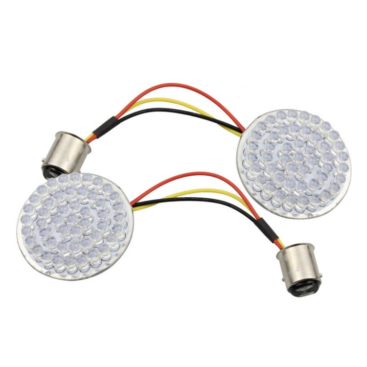 2 PCS Motorcycle LED Signal Steering Lamp For Dyna(White Light 1156 Without Lampshade) - In Car by buy2fix | Online Shopping UK | buy2fix