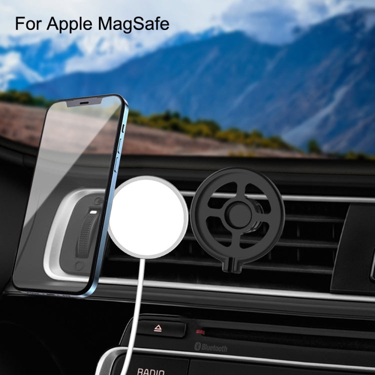 K77 Wireless Charging Stick Car 360 Degree Rotation Stand For Apple MagSafe - In Car by buy2fix | Online Shopping UK | buy2fix