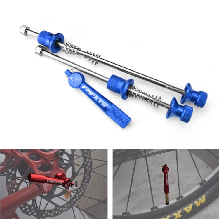 FMFXTR Mountain Bicycles Flower Drum Fast Disassembly Rod(Blue) - Outdoor & Sports by FMFXTR | Online Shopping UK | buy2fix