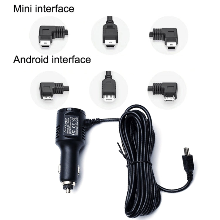 2PCS JY-032 USB Plug Digital Display Fast Charge Car Charger, Style: 3.5A + QC3.0(Android Left Bend) - In Car by buy2fix | Online Shopping UK | buy2fix