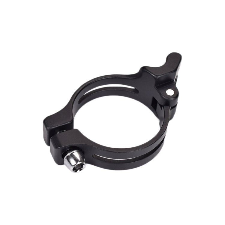 FMFXTR Bike Front Derailleur Clamp Straight Lock Turn to Clamp Converting Seat(Black 34.9mm) - Pipe clamps by FMFXTR | Online Shopping UK | buy2fix