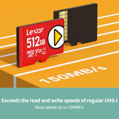 Lexar LSDMI High-Speed TF Card Game Console Memory Card, Capacity: 1TB(Red) - Micro SD Card by Lexar | Online Shopping UK | buy2fix