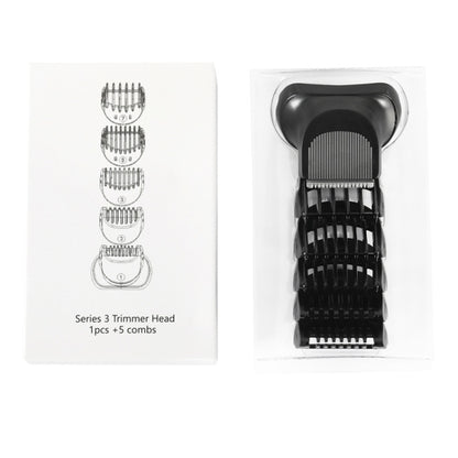 Electric Shaver 1 Head + 5 Combs For BRAUN 3 Series - Hair Trimmer by buy2fix | Online Shopping UK | buy2fix