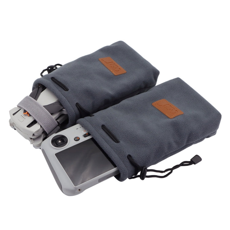 CQT Storage Bag Thick Flannel Bag For DJI Mini 3 Pro,Specification: 2 PCS Bag - DJI & GoPro Accessories by CQT | Online Shopping UK | buy2fix