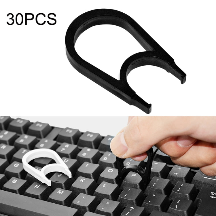 30PCS Computer Keyboard Key Puller Cleaning Key Removal Tool(Black) - Other by buy2fix | Online Shopping UK | buy2fix