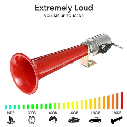 180DB Car Super Loud Air Horn Bird Call Single Pipe Air Whistle Horn - In Car by buy2fix | Online Shopping UK | buy2fix