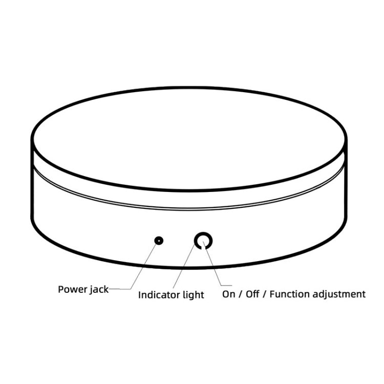 Electric Rotating Display Stand Electric Turntable, Specifications: Chinese Plug(White) - Camera Accessories by buy2fix | Online Shopping UK | buy2fix