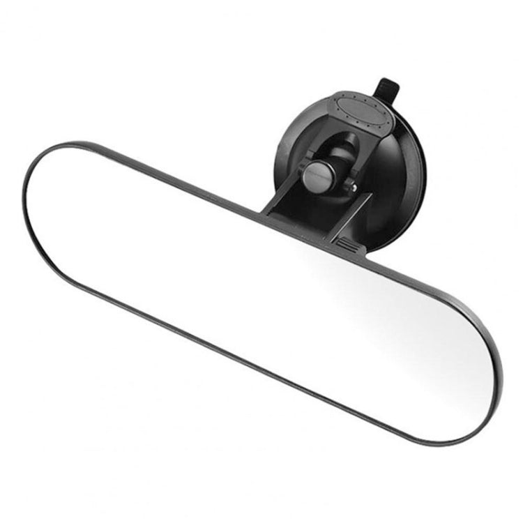 CZC-220 Car Strong Suction Cup Big Vision Flat Rearview Mirror(White Mirror) - In Car by buy2fix | Online Shopping UK | buy2fix