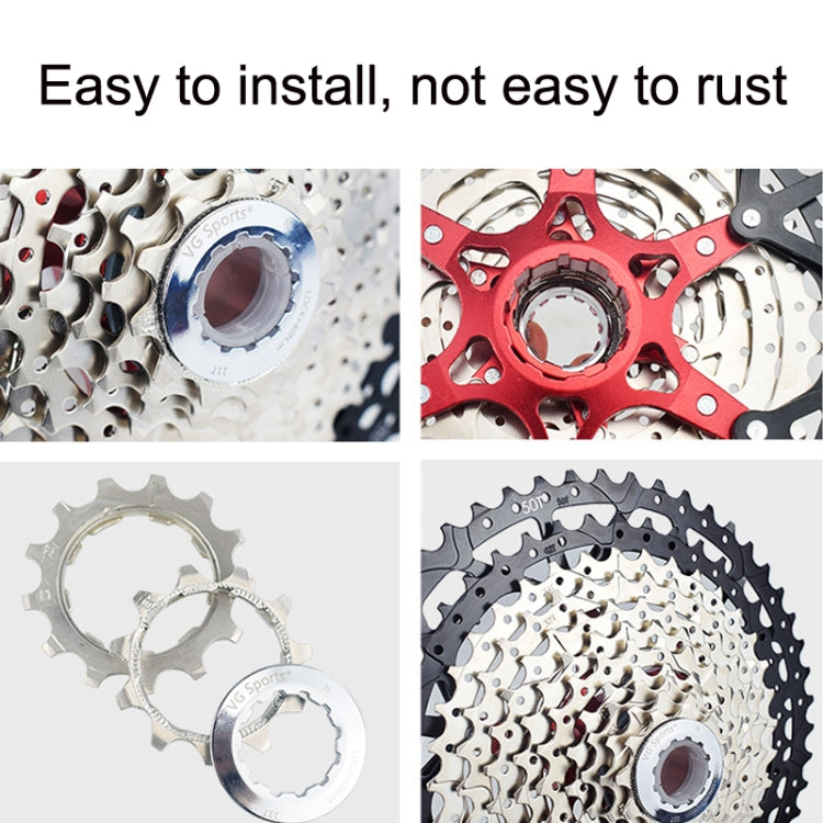 VG Sports Split Mountain Bike Lightweight Cassette Flywheel, Style: 9 Speed 40T (Silver) - Outdoor & Sports by VG Sports | Online Shopping UK | buy2fix