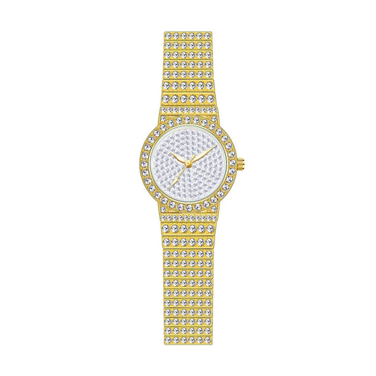 BS Bee Sister  FA1101 Women Chain Watch Starry Diamonds Wrist watch(Golden Diamonds Surface) - Alloy Watches by BS Bee Sister | Online Shopping UK | buy2fix