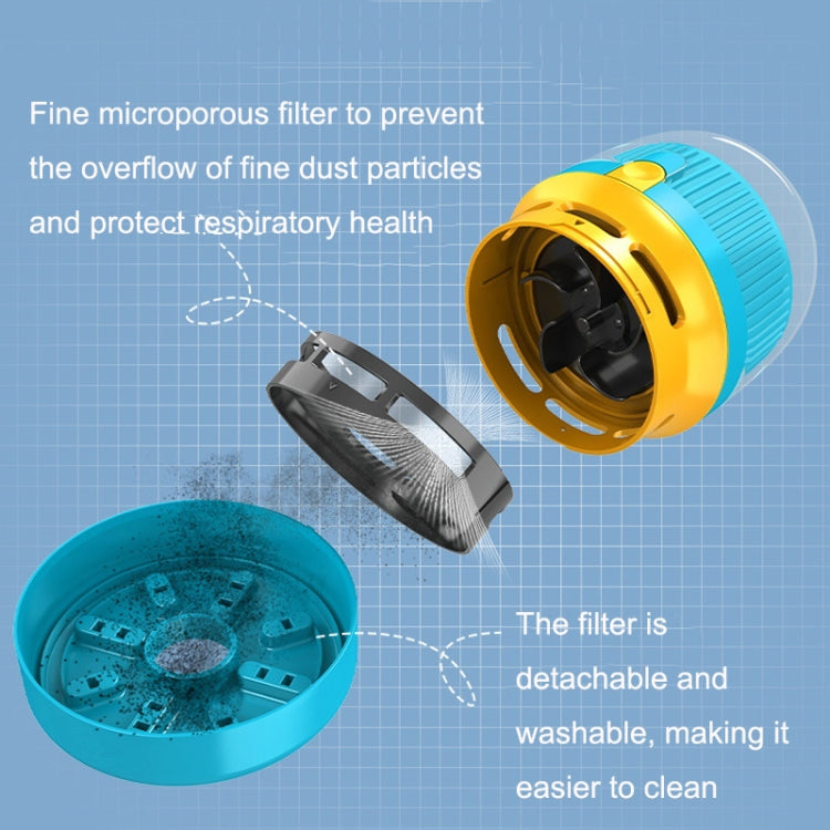 Desktop Vacuum Fan Charging Cleaning Machine Rubber Dandruff Keyboard Cleaner(White) - Mini Vacuum Cleaner by buy2fix | Online Shopping UK | buy2fix